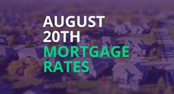 Today’s Mortgage Rates | August 20, 2021